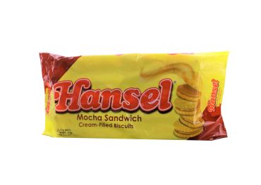 Rebisco Hansel Mocha Sandwich Biscuits, 310Gm, Pack Of 10